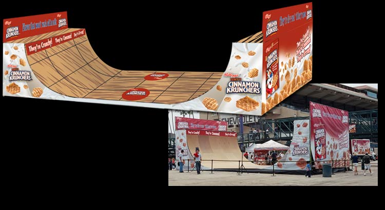 Cinnamon Krunchers Half Pipe Design